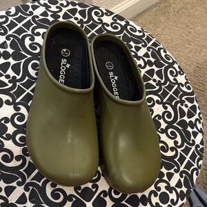 Sloggers women Olive Green garden Clogs